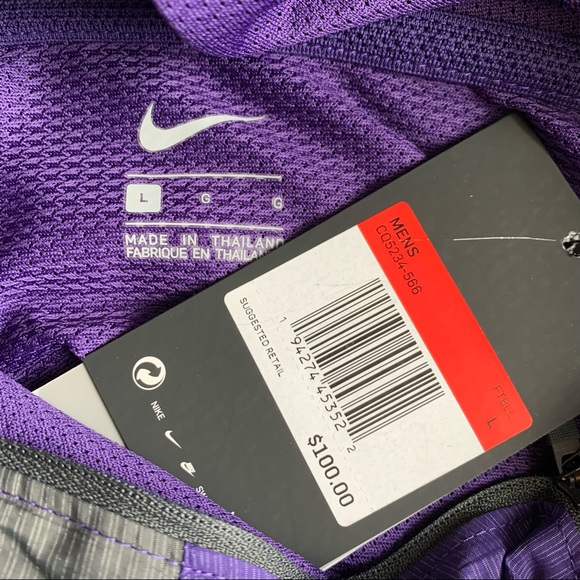 Nike Kansas State Wildcats Hooded Quarter Zip Pullover - Picture 3 of 4